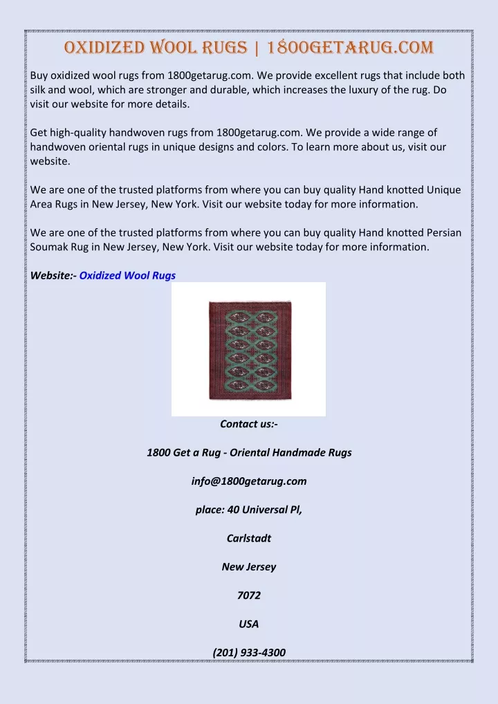 oxidized wool rugs 1800getarug com