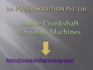 Find Crankshaft Journal Grinding | Crank Grinding
