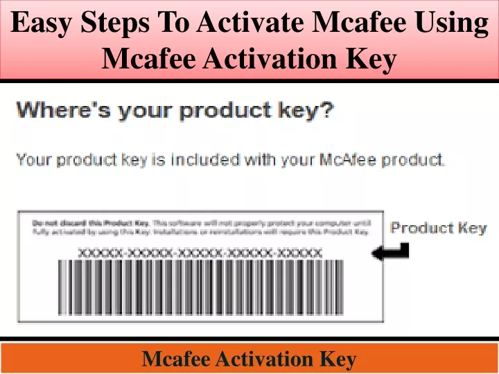 easy steps to activate mcafee using mcafee