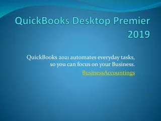 quickbooks desktop premier 2019
