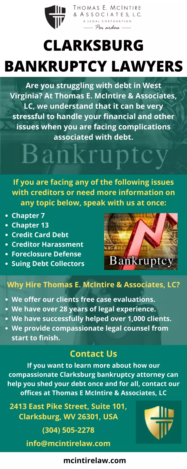 clarksburg bankruptcy lawyers