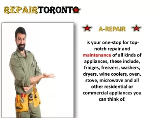 Appliance Repair: Home Appliance Repair Toronto | 647 33333-50