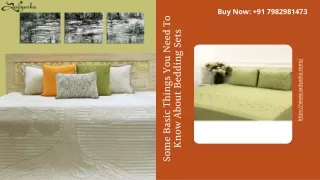 Some Basic Things You Need To Know About Bedding Sets