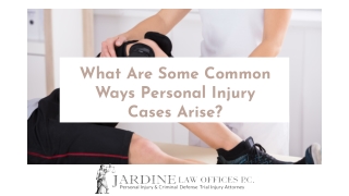 What Are Some Common Ways Personal Injury Cases Arise?