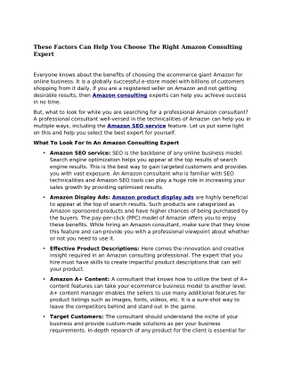 these factors can help you choose the right