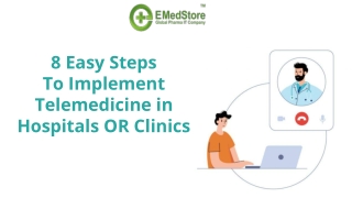 8 easy steps to implement telemedicine