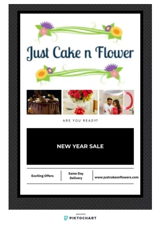 New Year Offers - Just Cakes N Flowers