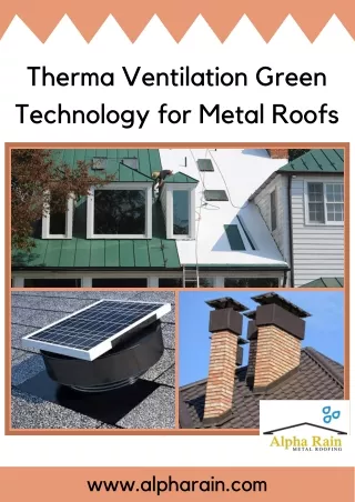 therma ventilation green technology for metal
