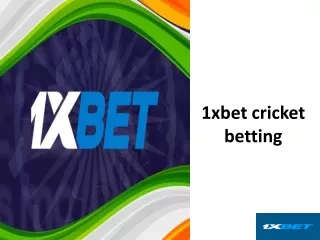 1xbet cricket betting tips
