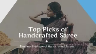 Top Picks of Handcrafted Saree for you for Fabriclore