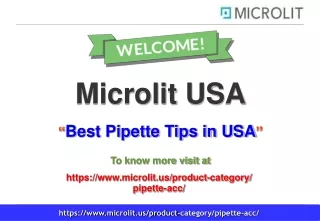 Best Pipette Tips in USA