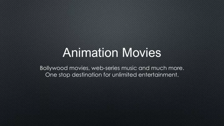 animation movies