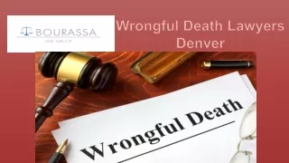 Wrongful Death Lawyers Denver