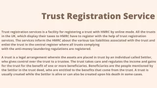 trust registration service
