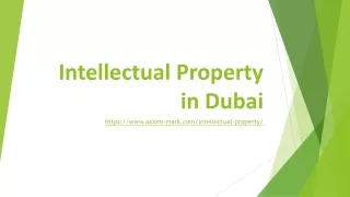 intellectual property in dubai