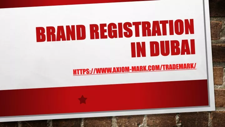 brand registration in dubai