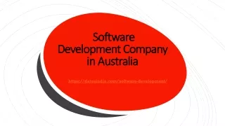 software development company in australia