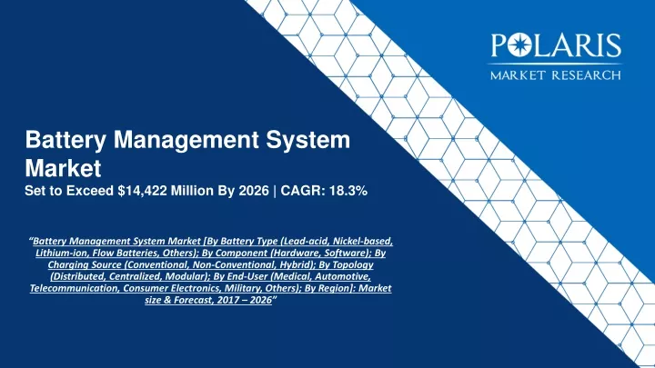 battery management system market set to exceed 14 422 million by 2026 cagr 18 3