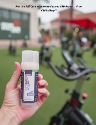 practice self care with hemp derived cbd products
