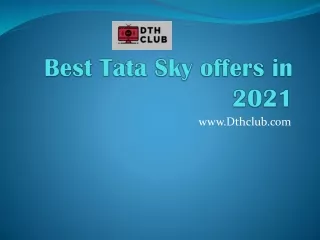 Best Tata Sky offers in 2021 - Dthclub.com