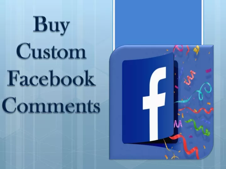 buy custom facebook comments