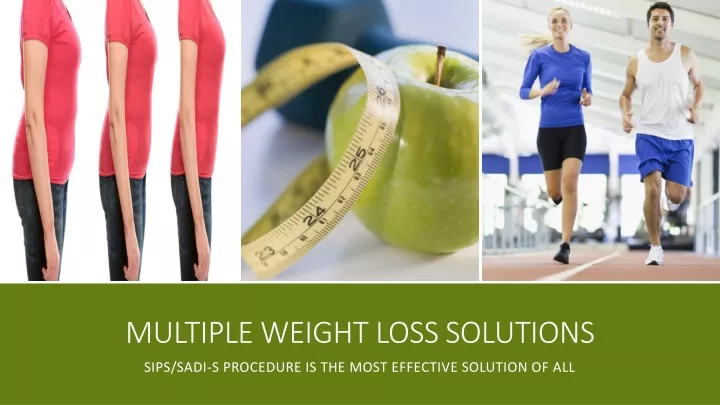 multiple weight loss solutions