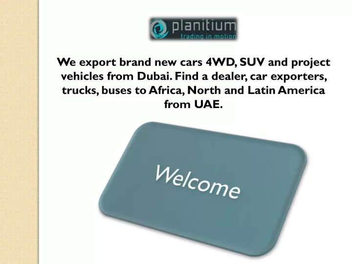 we export brand new cars 4wd suv and project