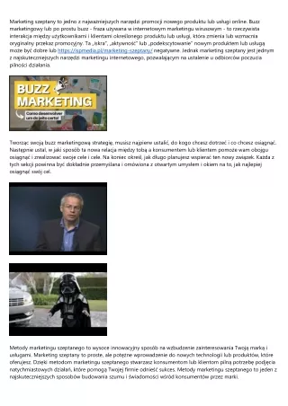 marketing szeptany to jedno z najwa niejszych