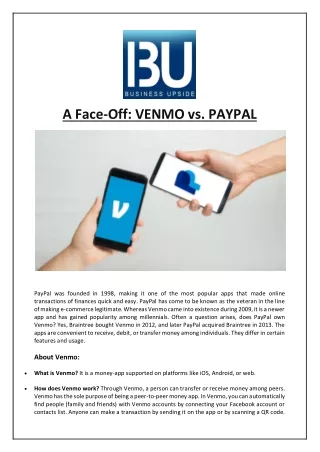 a face off venmo vs paypal
