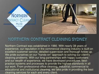 NORTHERN CONTRACT CLEANING SYDNEY