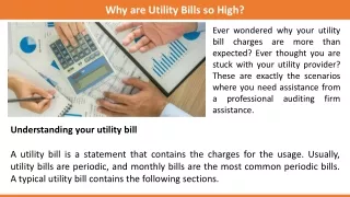 Why are Utility Bills so High?
