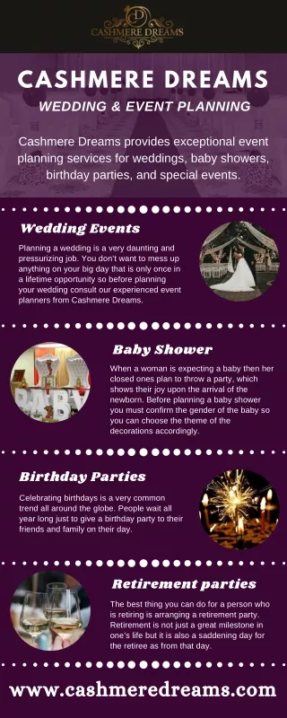 cashmere dreams wedding event planning