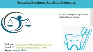 scraping business data from directory