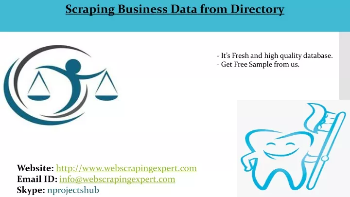 scraping business data from directory