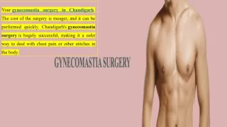 Gynecomastia surgery in Chandigarh