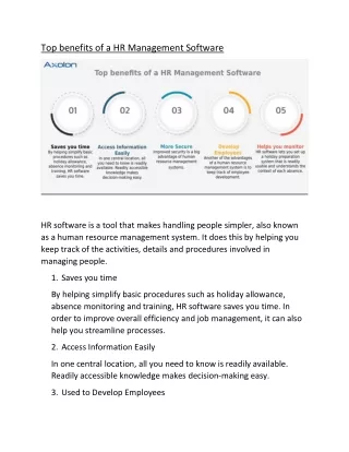 top benefits of a hr management software