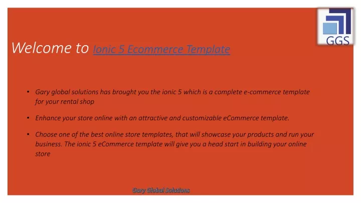 welcome to ionic 5 ecommerce template