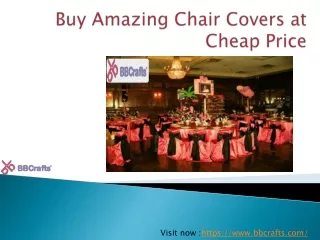 Buy Amazing Chair Covers at Cheap Price