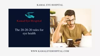 The 20-20-20 rules -Dry Eye & CVS Treatment in Kalaburgi-Gulbarga