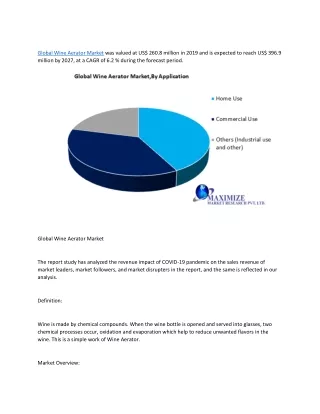 global wine aerator market was valued