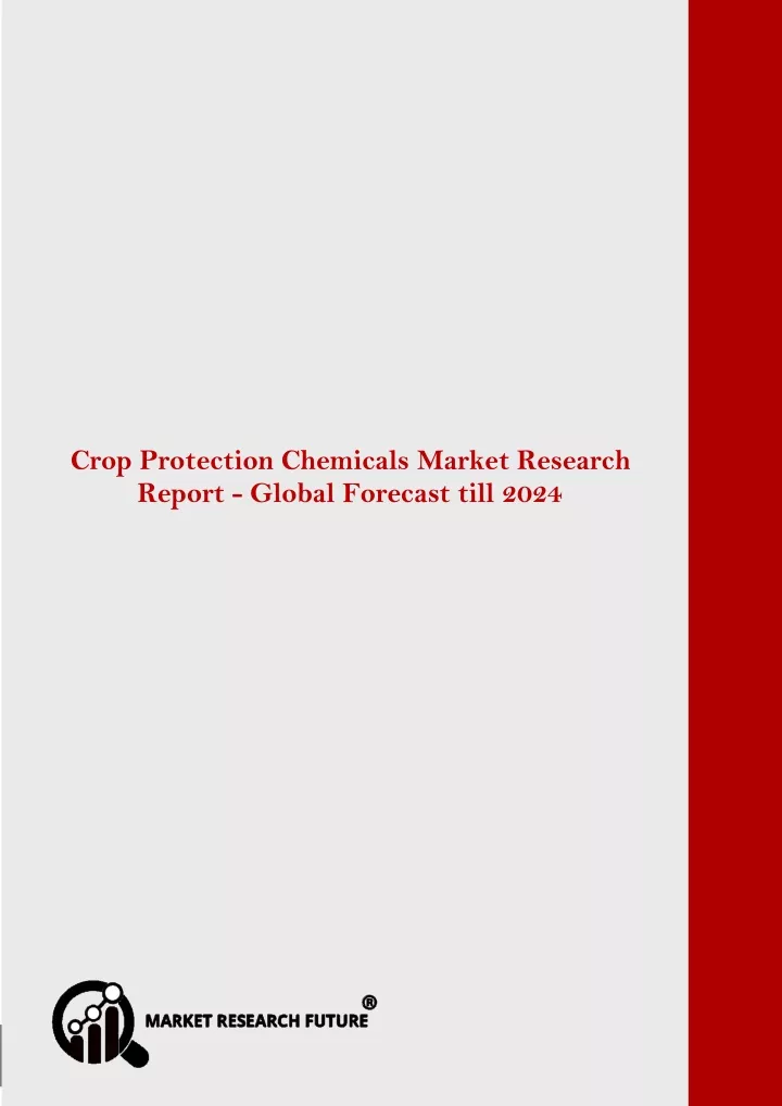 crop protection chemicals market is projected