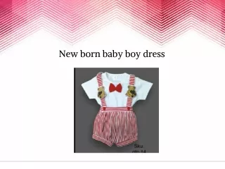 New Born Baby Boy Dress