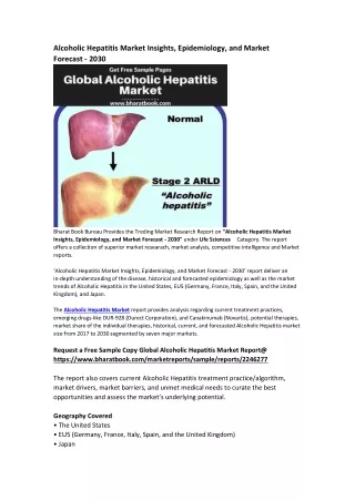 alcoholic hepatitis market insights epidemiology