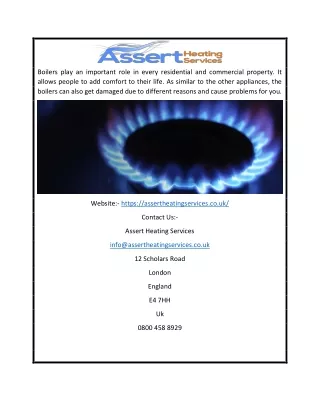 Best Heating Engineer London | Assertheatingservices.co.uk