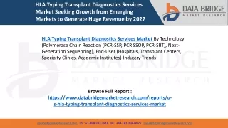 U.S. HLA Typing Transplant Diagnostics Services Market