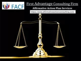first advantage consulting firm affirmative