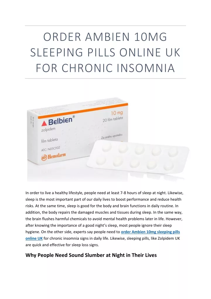 order ambien 10mg sleeping pills online