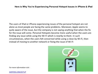 "Here is Why You’re Experiencing Personal Hotspot Issues in iPhone & iPad "