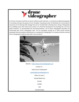 as if drone innovation itself did not attract