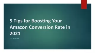 5 Tips for Boosting Your Amazon Conversion Rate